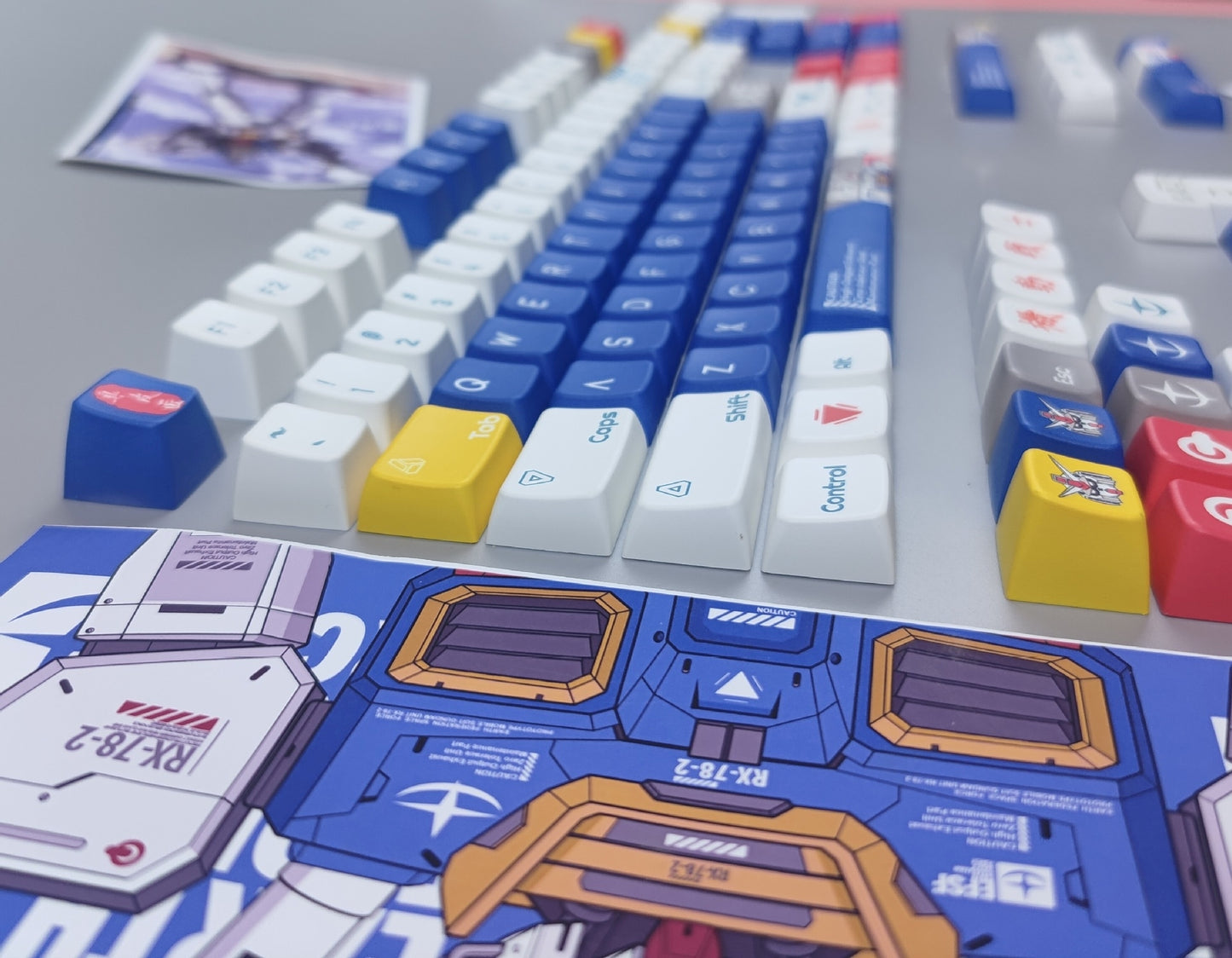 Gundam MDA PBT Keycaps