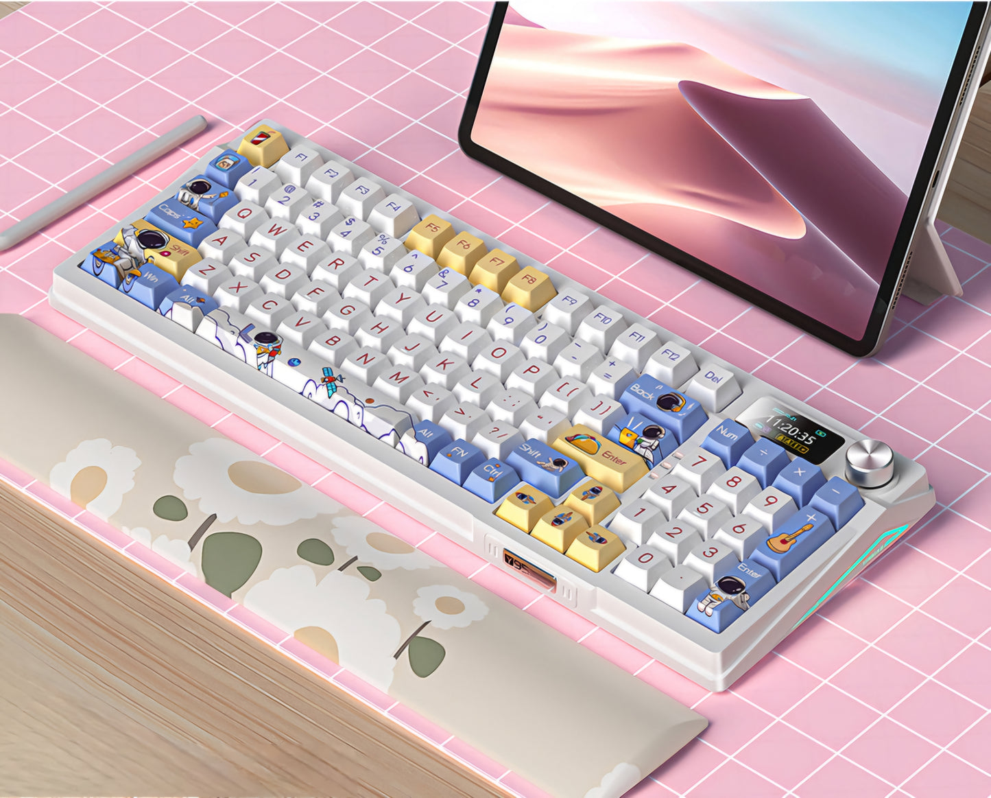 Astronaut Cherry PBT Keycaps