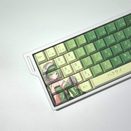 Hakusai Japanese Cherry 1.8mm Thick PBT Keycaps