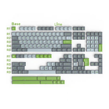 Lime Quality SA Doubleshot Keycaps