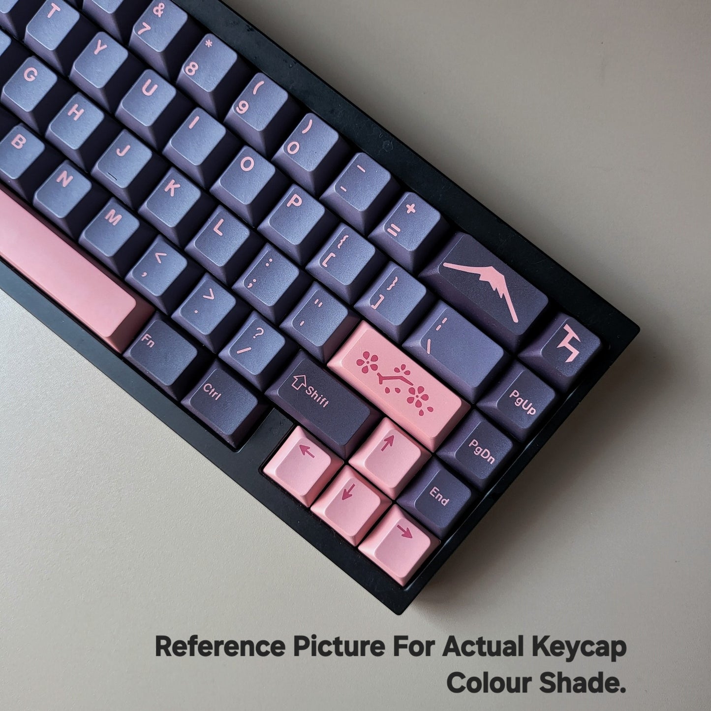 Night Sakura Inspired Japanese Sub Cherry PBT Keycaps