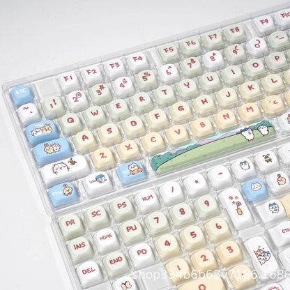 Kawaii MOA PBT Keycaps Mac Compatible