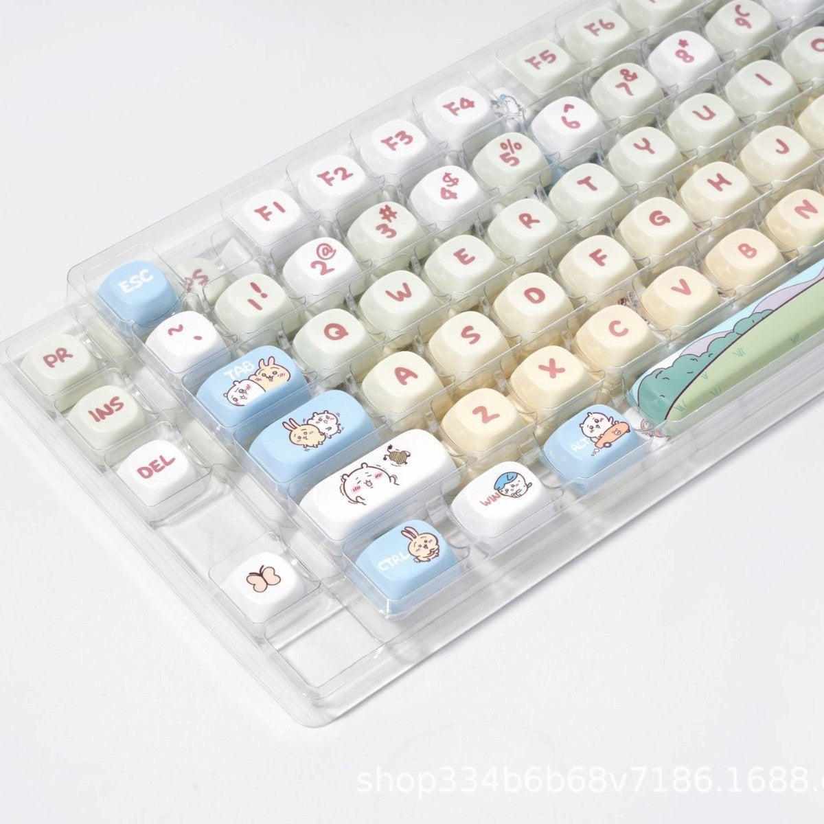 Chiikawa Manga Series MOA PBT Keycaps