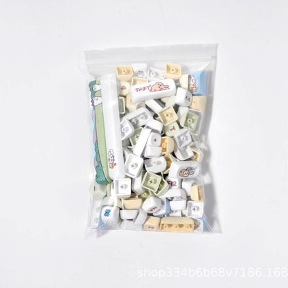 Kawaii MOA PBT Keycaps Mac Compatible