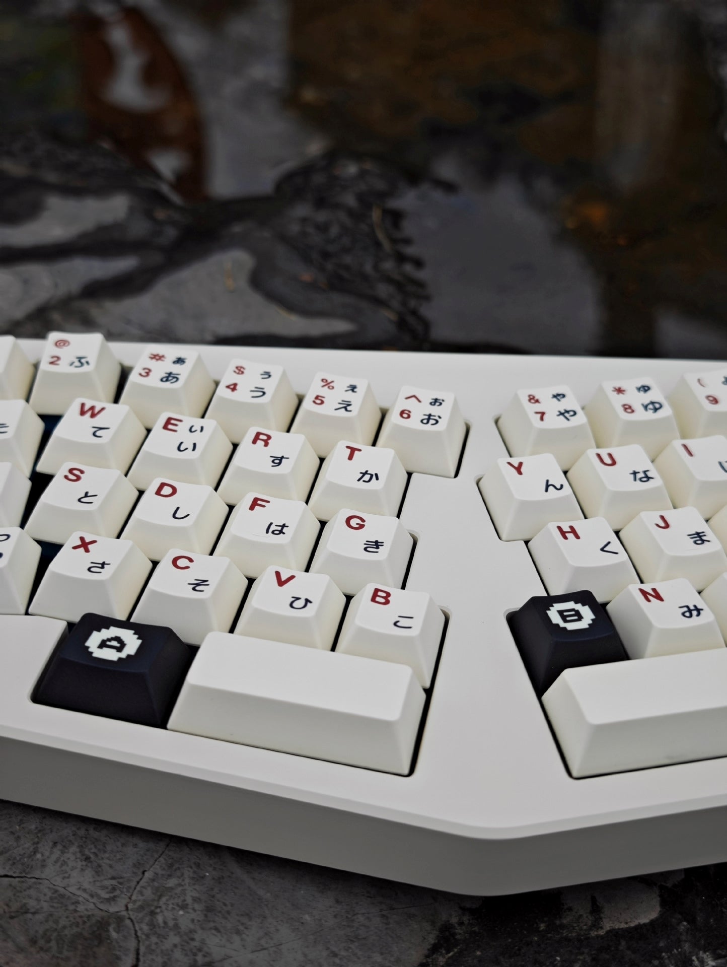 Femicom Japanese Sub Premium Cherry PBT Keycaps With Keys Storage Box