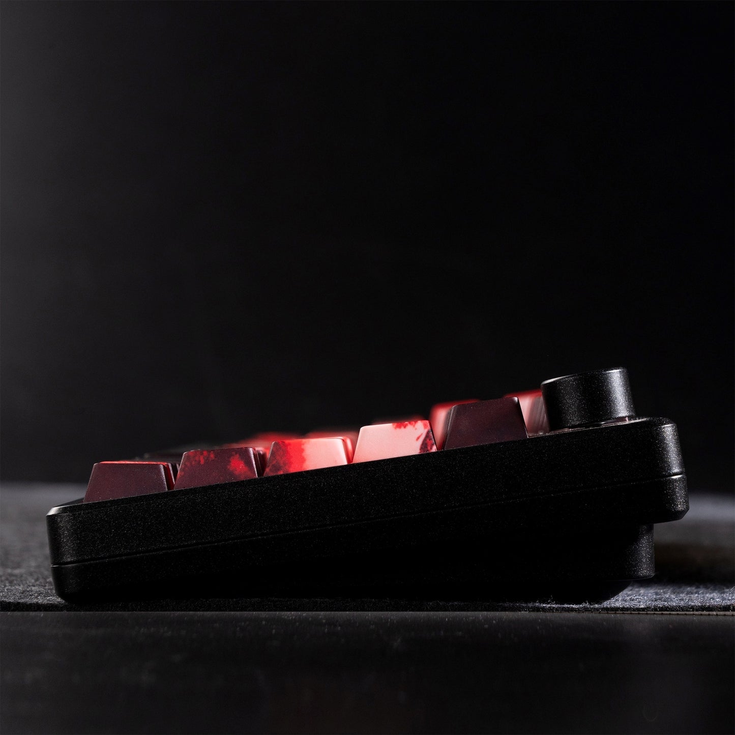 Red Samurai Knight Premium Side Backlit Cherry Doubleshot Keycaps With Keycaps