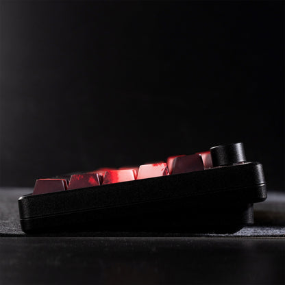 Red Samurai Knight Premium Side Backlit Cherry Doubleshot Keycaps