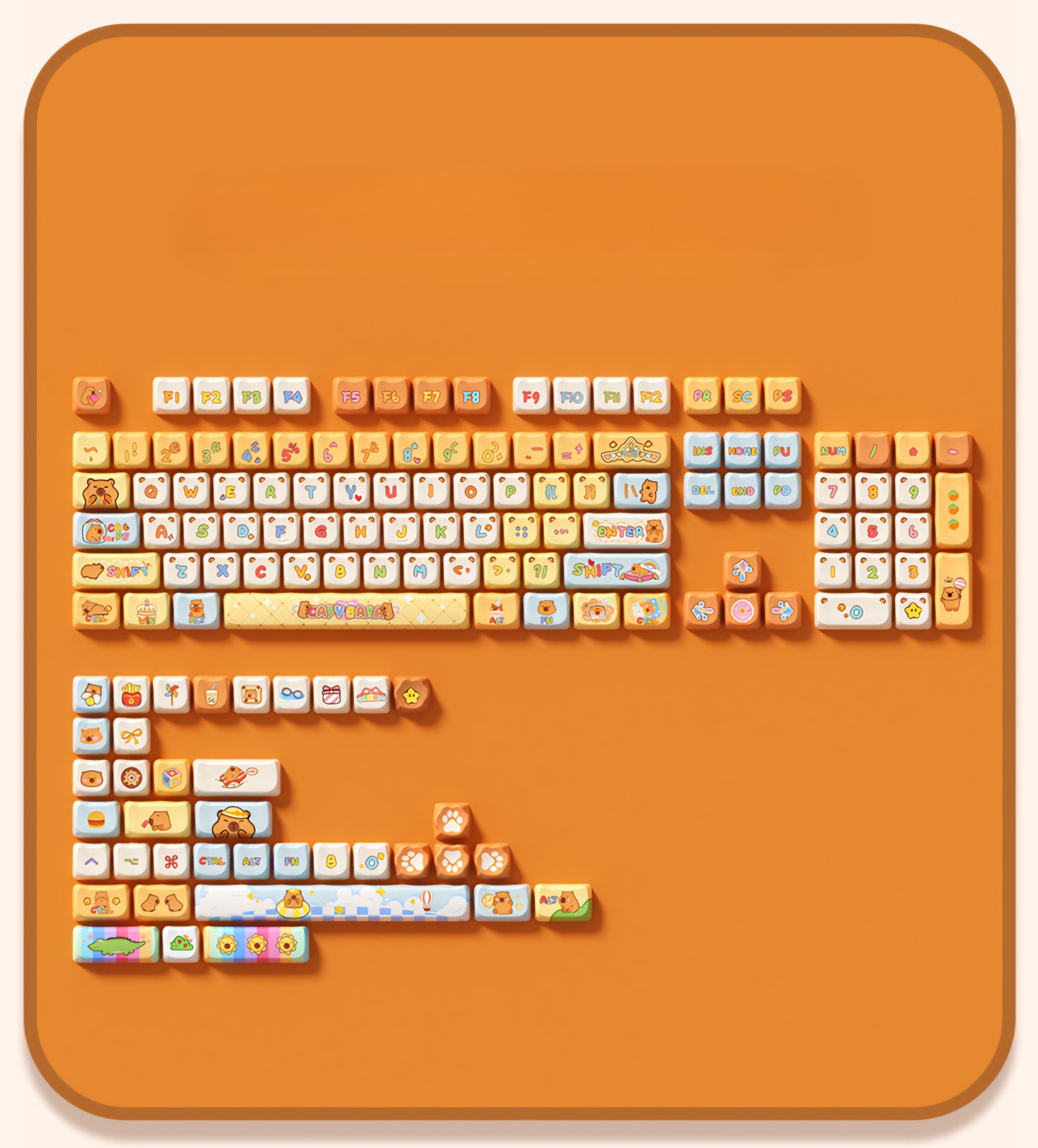 AKKO Capybara MAO PBT Keyaps (Limited)