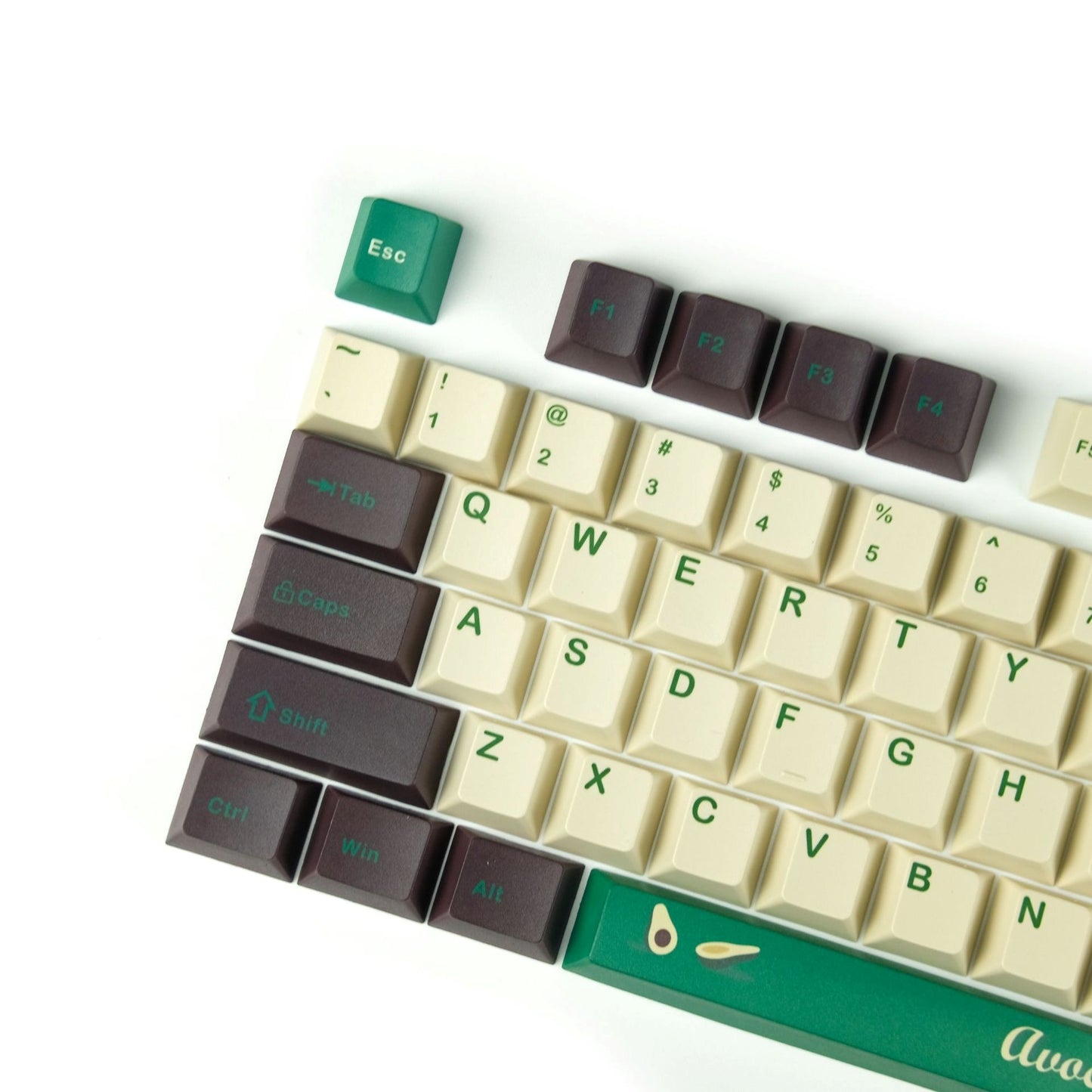 Avocado Cherry Thick PBT Keycaps