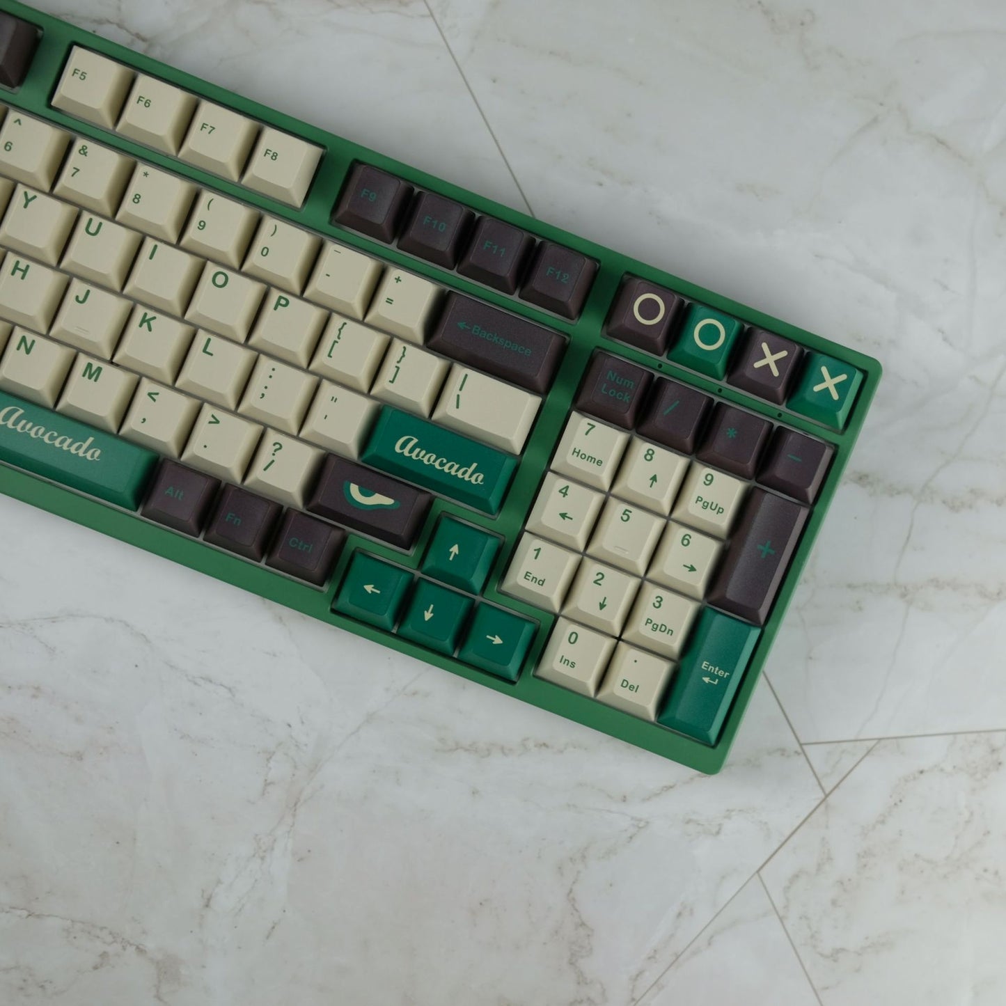 Avocado Cherry Thick PBT Keycaps