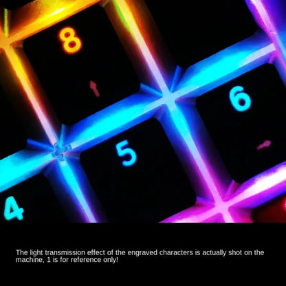 Top Backlit Blackberry OEM Doubleshot PBT Keycaps Box Packaging