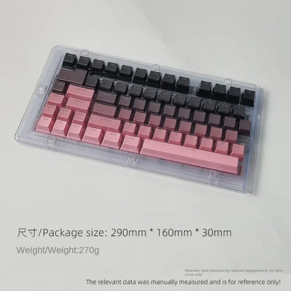 Top Backlit Blackberry OEM Doubleshot PBT Keycaps Box Packaging