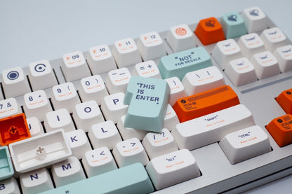 Premium THIS IS PLASTIC Theme MDA PBT 150 Extended Edition Keycaps