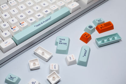 Premium THIS IS PLASTIC Theme MDA PBT 150 Extended Edition Keycaps