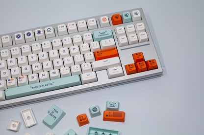 Premium THIS IS PLASTIC Theme MDA PBT 150 Extended Edition Keycaps