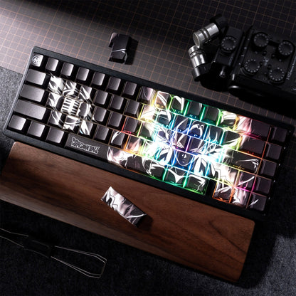 Super Saiyan Dragon Ball Z Goku Side Backlit Luminous Housing PBT Keycaps