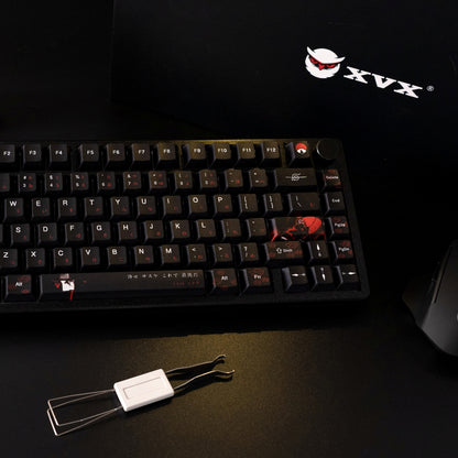 Naruto Uchiha Itachi Japanese Thick Cherry PBT Keycaps 1.7mm