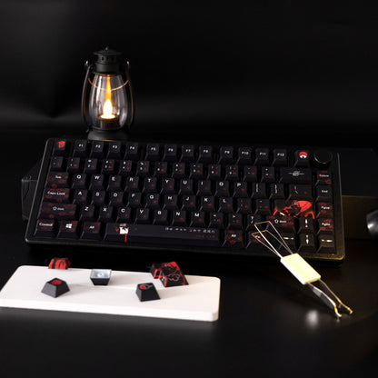 Naruto Uchiha Itachi Japanese Thick Cherry PBT Keycaps 1.7mm