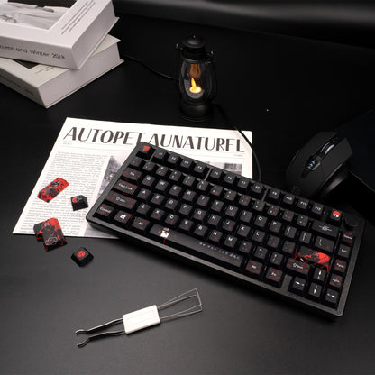 Naruto Uchiha Itachi Japanese Thick Cherry PBT Keycaps 1.7mm