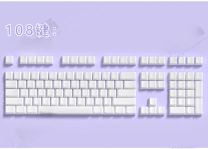 Thick Cherry 1.8mm White Blank Keycaps
