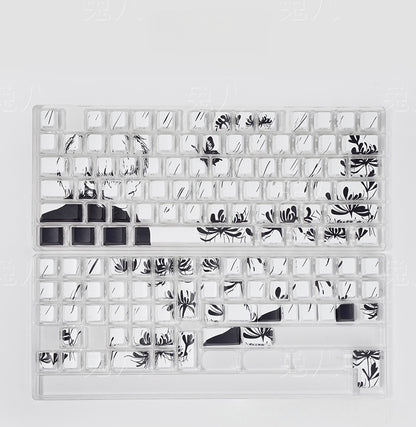 Tokyo Ghoul Jin Muyan Manga Series Side Backlit Cherry PBT Keycaps
