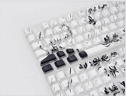 Tokyo Ghoul Jin Muyan Manga Series Side Backlit Cherry PBT Keycaps