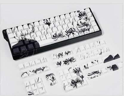 Tokyo Ghoul Jin Muyan Manga Series Side Backlit Cherry PBT Keycaps