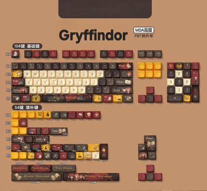 Harry Potter GRYFFINDOR  PREMIUM Extended MDA PBT Keycaps