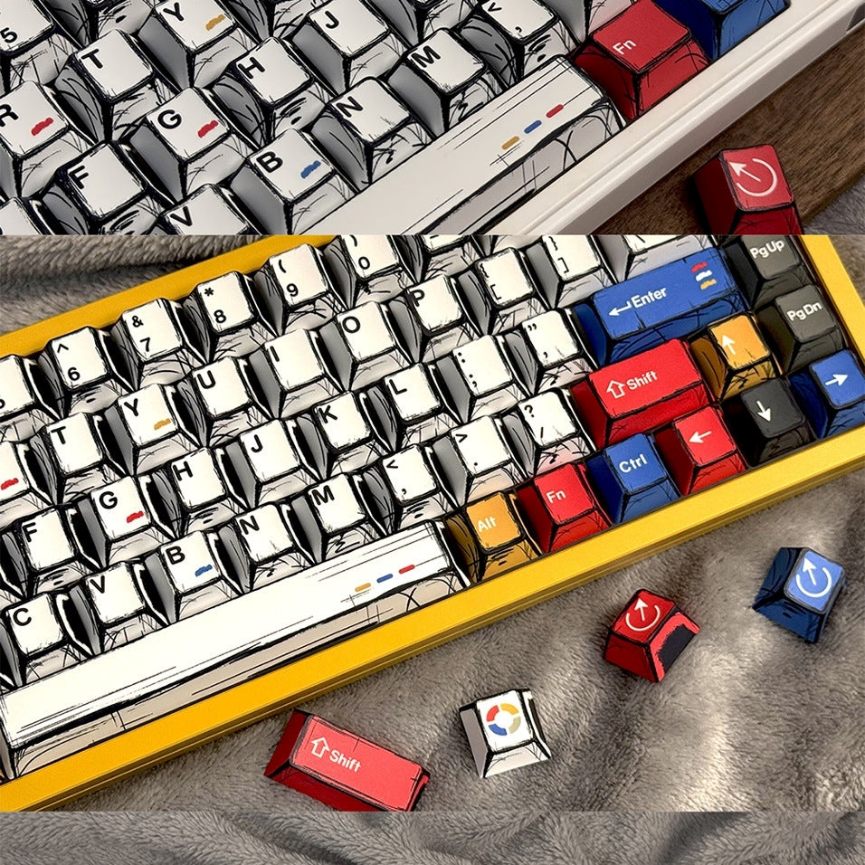 COMIC Manga V2 Cherry PBT Keycaps