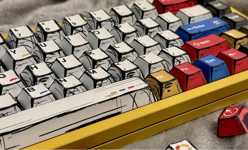 COMIC Manga V2 Cherry PBT Keycaps