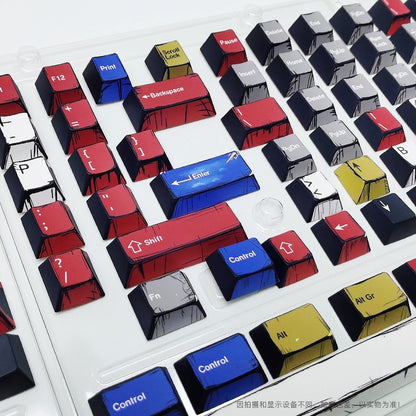 Comics Style Manga V3 Cherry PBT Keycaps