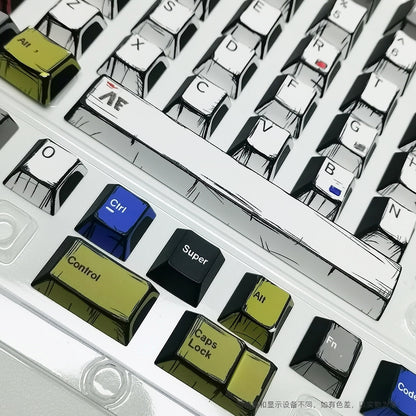 Comics Style Manga V3 Cherry PBT Keycaps