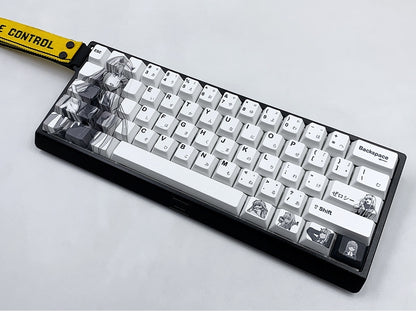 Zero Two Darling Cherry PBT Japanese High Quality Keycaps
