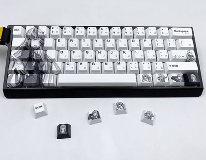 Zero Two Darling Cherry PBT Japanese High Quality Keycaps