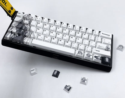 Zero Two Darling Cherry PBT Japanese High Quality Keycaps