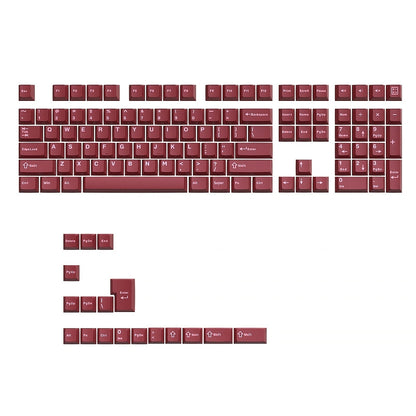 White Red Cherry Doubleshot PBT Keycaps Bag Packaging