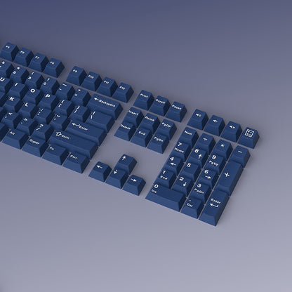 Blue White Cherry Doubleshot PBT Keycaps