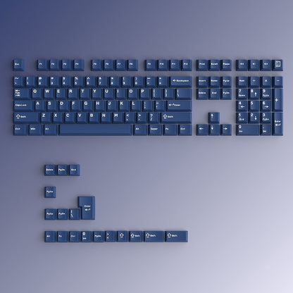 Blue White Cherry Doubleshot PBT Keycaps