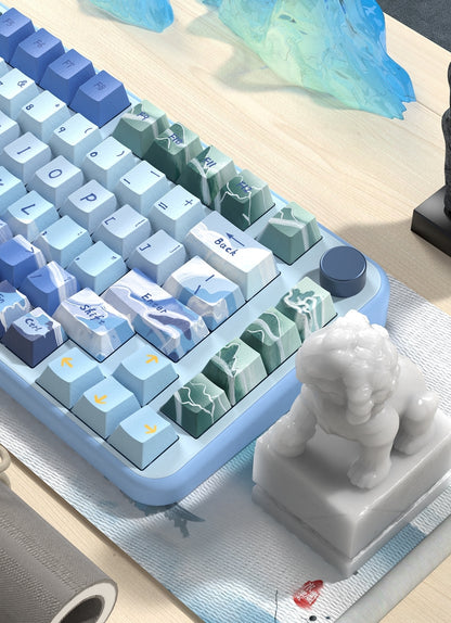 Lakes Mountains Premium Cherry PBT Extended Keycaps
