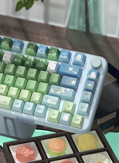 Landscape Painting Premium Cherry PBT Extended Keycaps