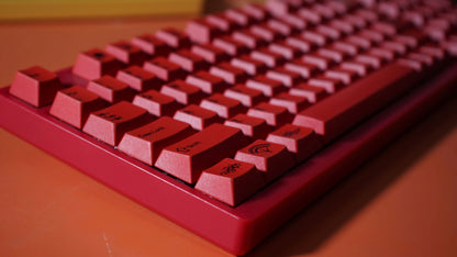 Candle Dragon Cherry PBT Keycaps Bottle Packaging