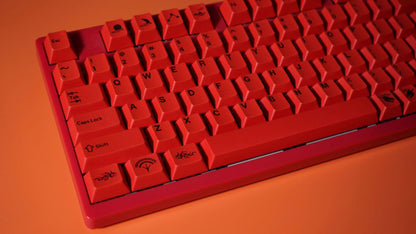 Candle Dragon Cherry PBT Keycaps Bottle Packaging