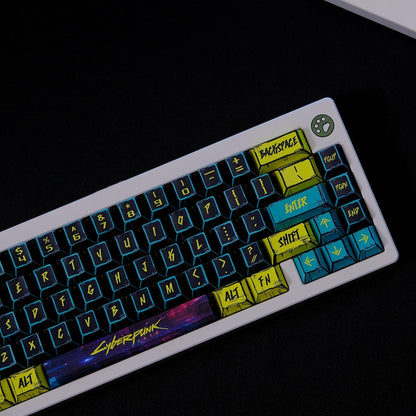 Cyberpunk Comic Style Cherry PBT Keycaps