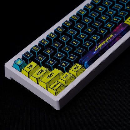 Cyberpunk Comic Style Cherry PBT Keycaps