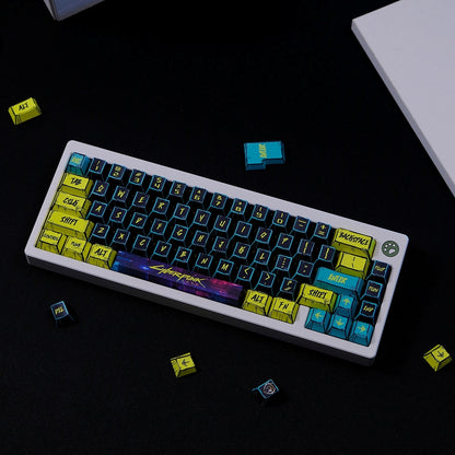 Cyberpunk Comic Style Cherry PBT Keycaps