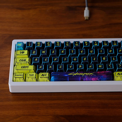 Cyberpunk Comic Style Cherry PBT Keycaps