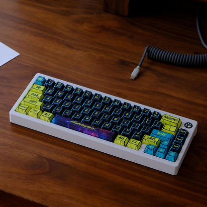 Cyberpunk Comic Style Cherry PBT Keycaps