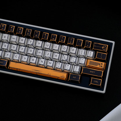 Virtual War Comic Style Cherry PBT Keycaps
