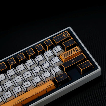 Virtual War Comic Style Cherry PBT Keycaps