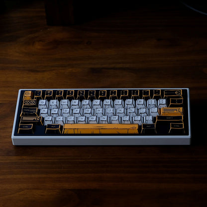 Virtual War Comic Style Cherry PBT Keycaps